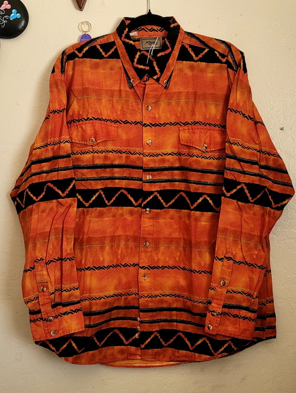 Vintage Roper "Aztec" Western Shirt